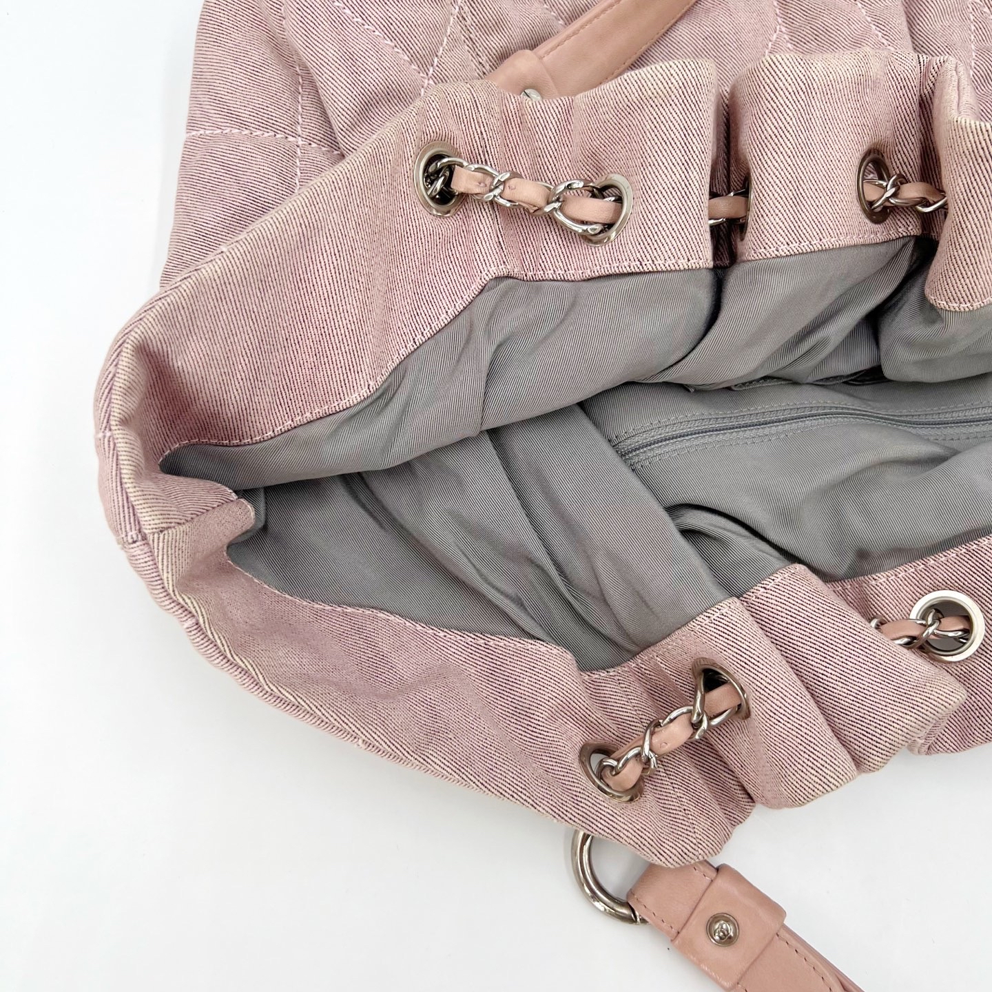 【預訂貨品】CHANEL 粉牛仔tote bag