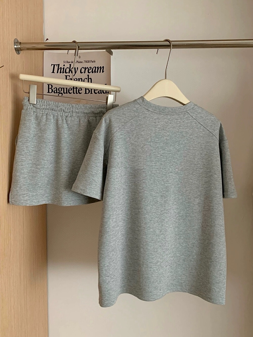 Polo Embroidery Roundneck Casual Shirt+Skirt Set 保罗刺绣休闲套装 (3 Colours)