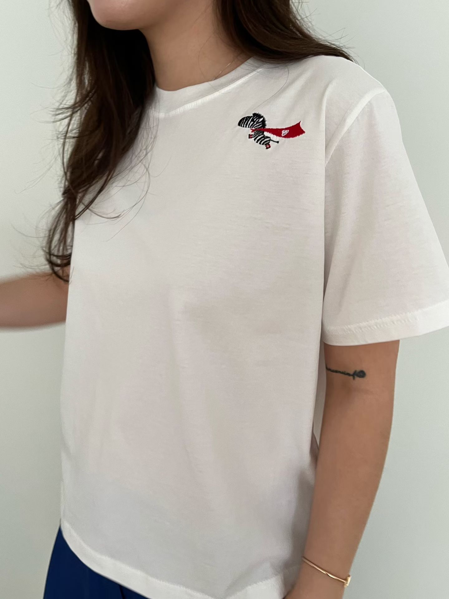 Embroidery 斑馬T恤