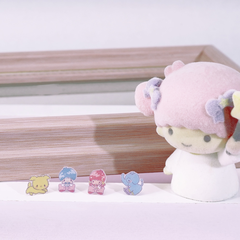 📦訂購 台灣限定 STORY 故事銀飾 X 三麗鷗 Sanrio Little Twin Stars 50th星舞系列 雙星仙子造型耳環