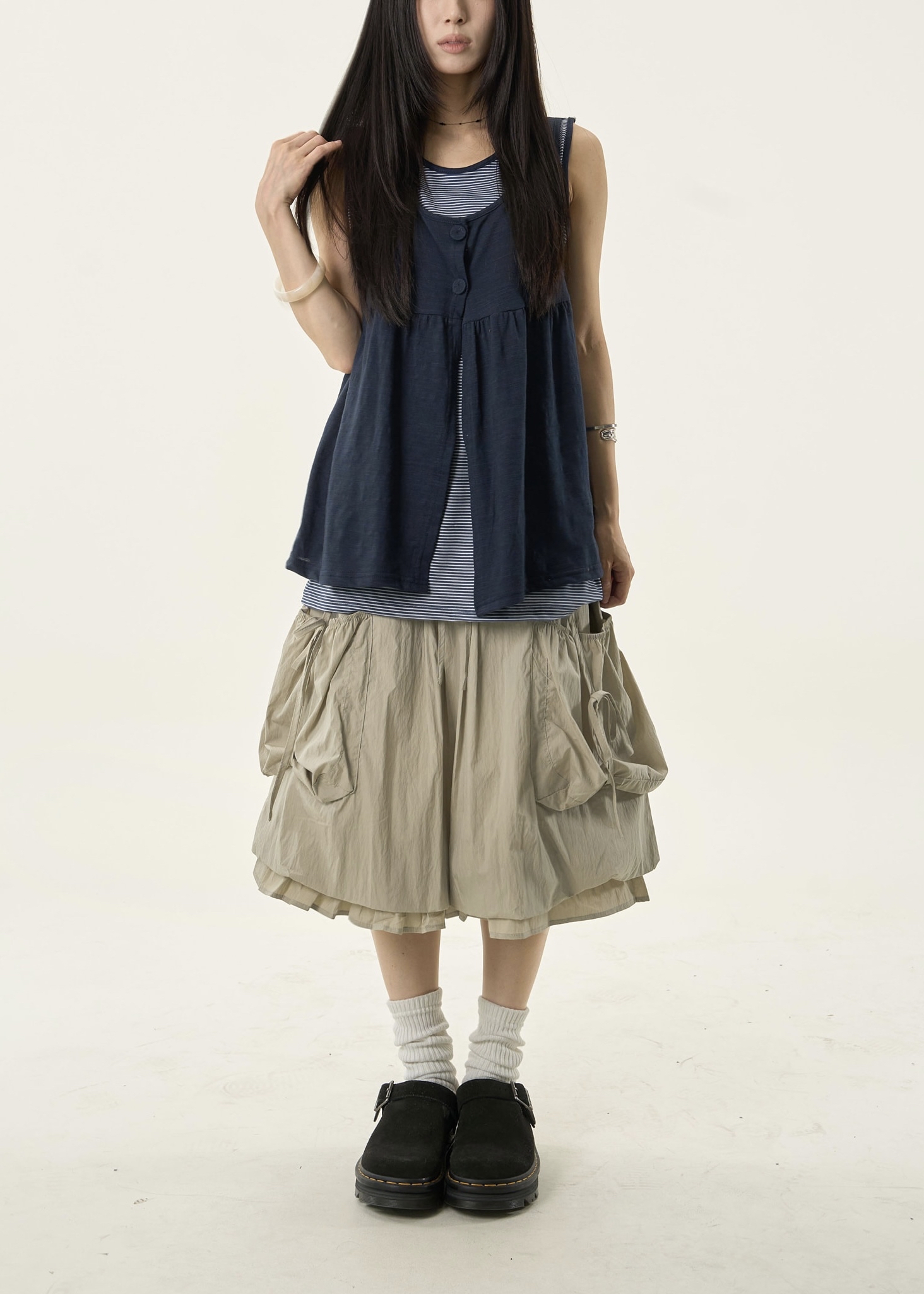 Ruffled Layered Tank Top