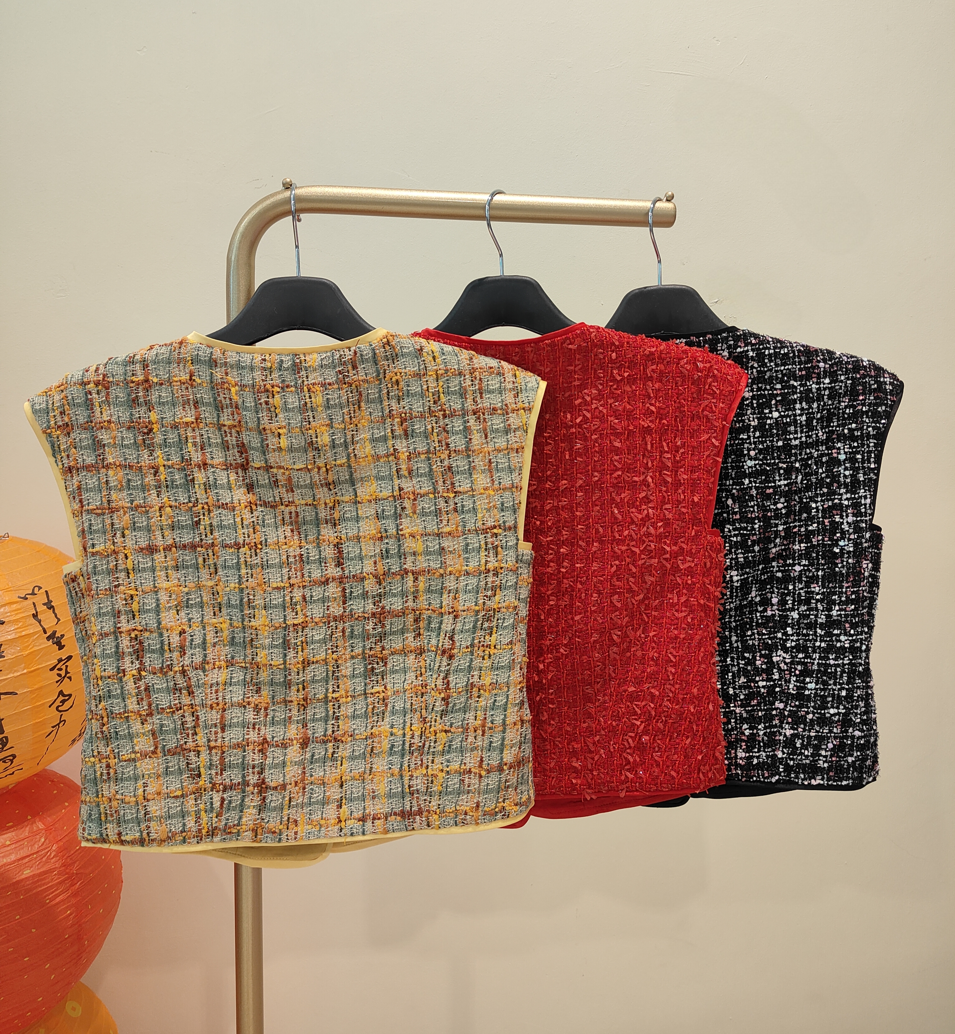 独家无袖小香风上衣 2640