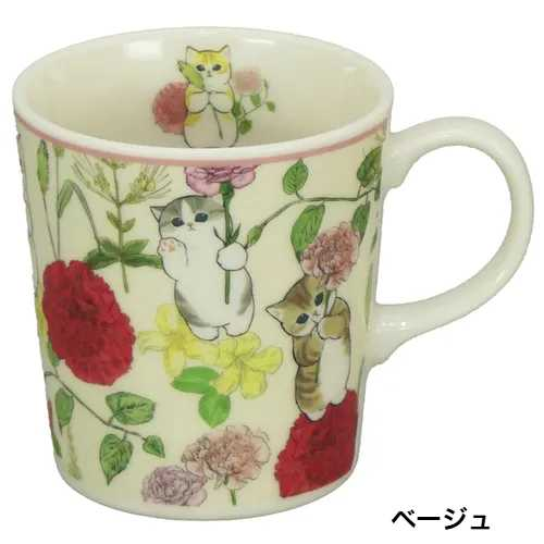 日本製 Mofusand ＆ 日比谷花壇馬克杯