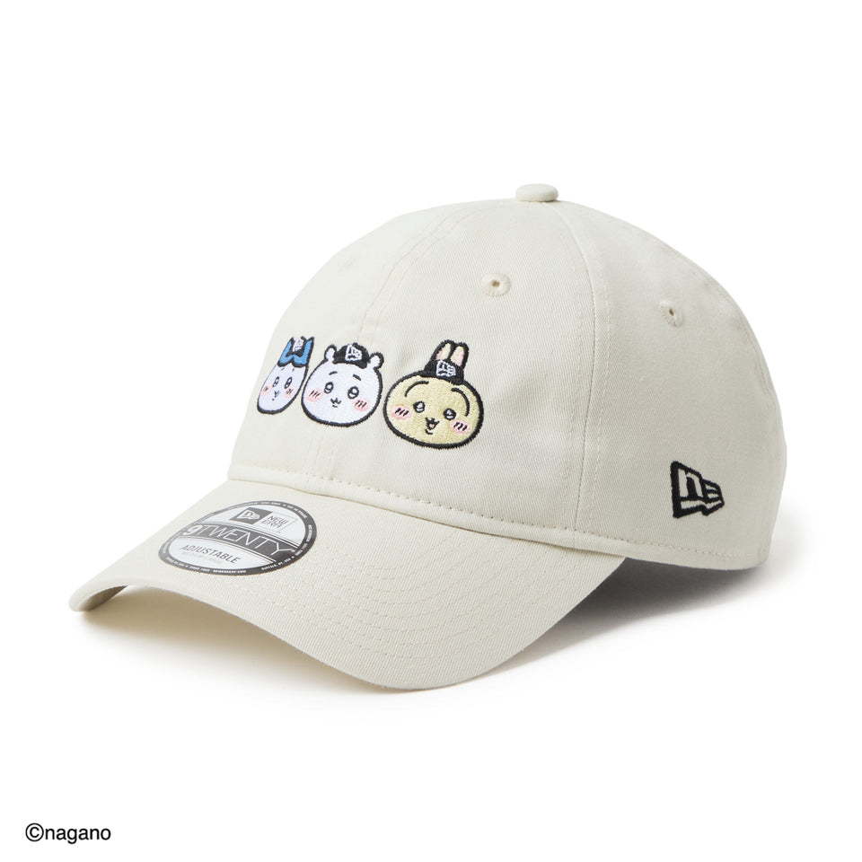 New Era 9TWENTY Chiikawa / Chiikawa, Hachiware, Usagi, Ivory
