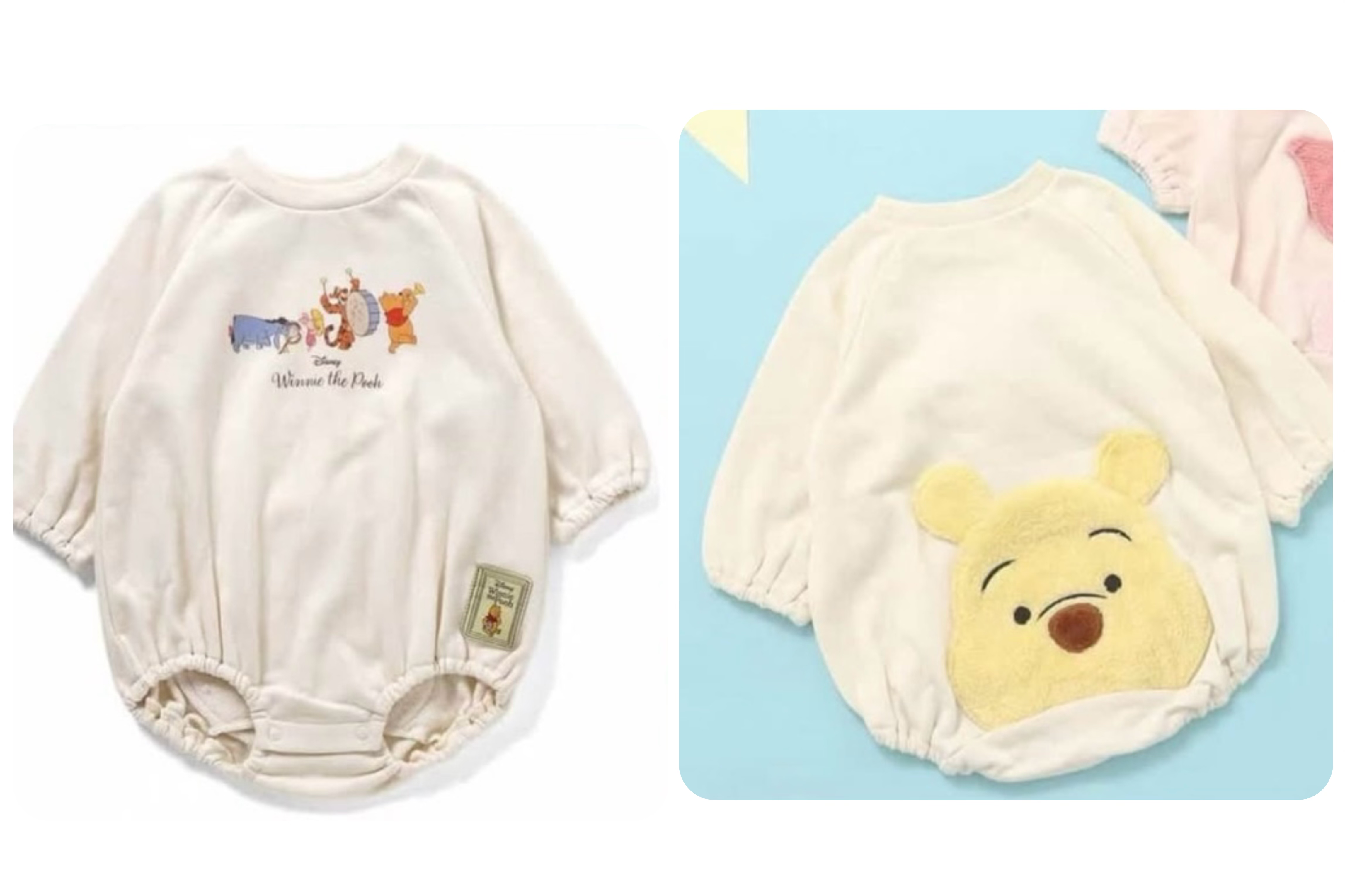 B0044 維尼毛圈包屁