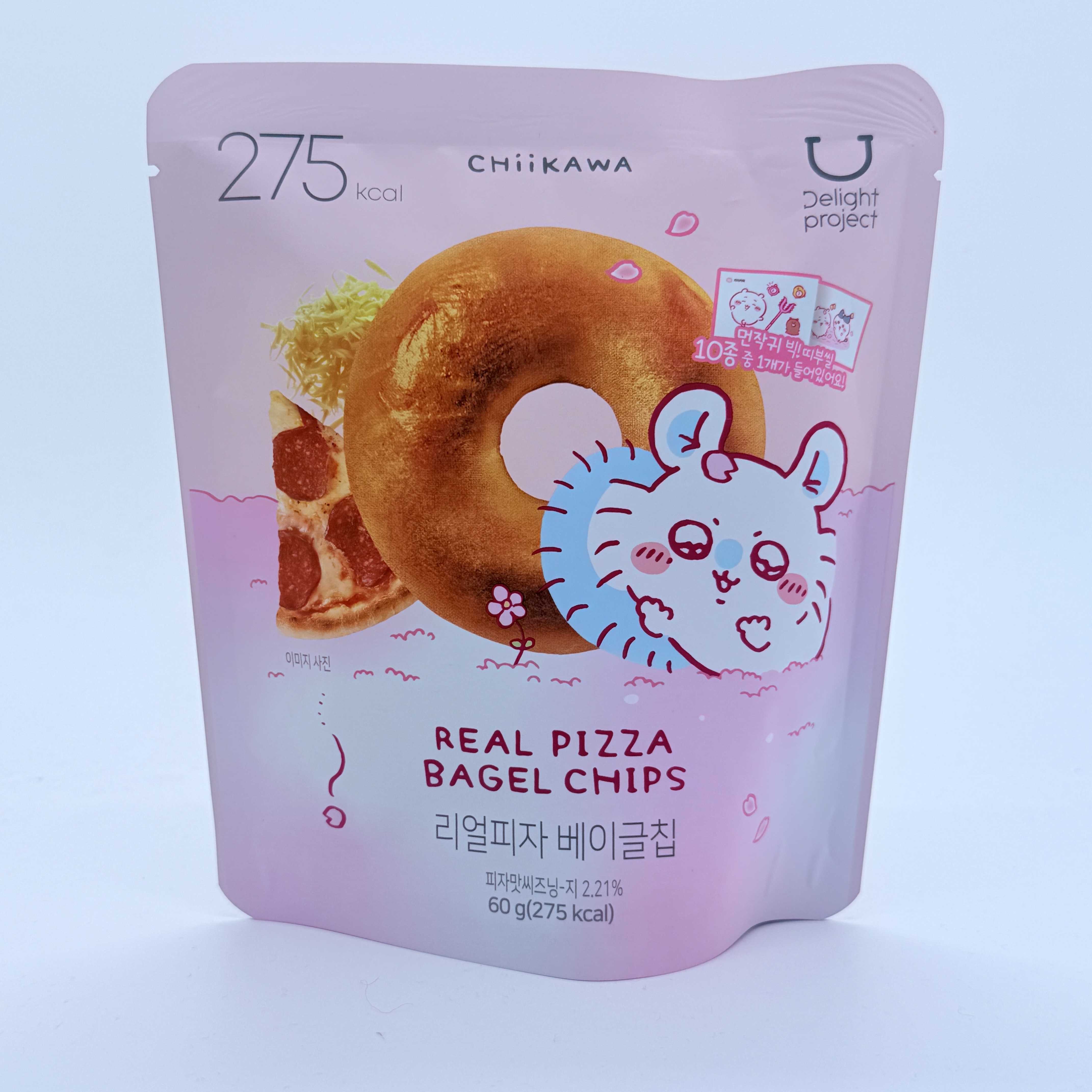 Olive Young No.1 Chiikawa 真實Pizza 飛鼠低卡貝果脆片