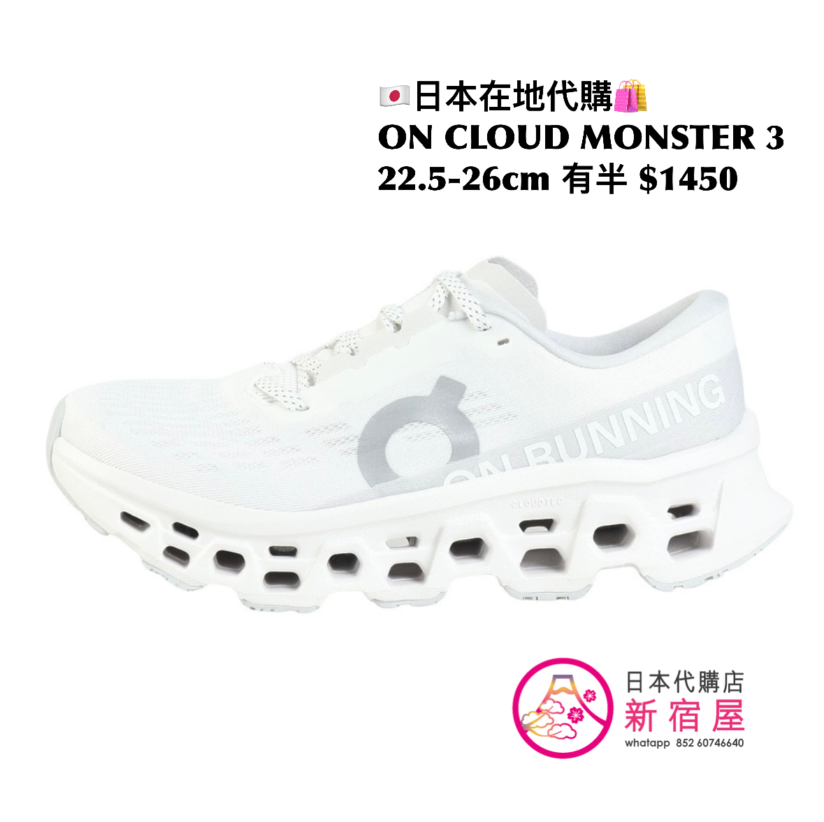 ON CLOUD MONSTER 3