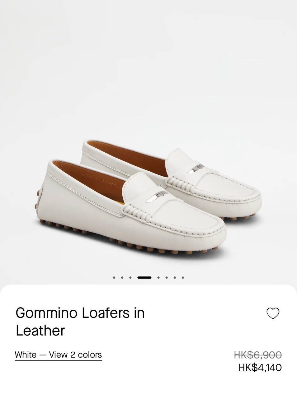 折上折‼️訂貨📮Tod’s 經典豆豆鞋 Size 35.5 37 only