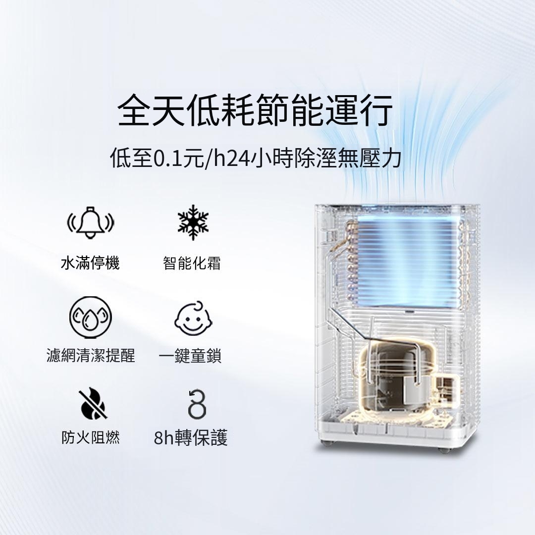 小米有品 - VINO 輕音智能除濕機16L (觸控款)