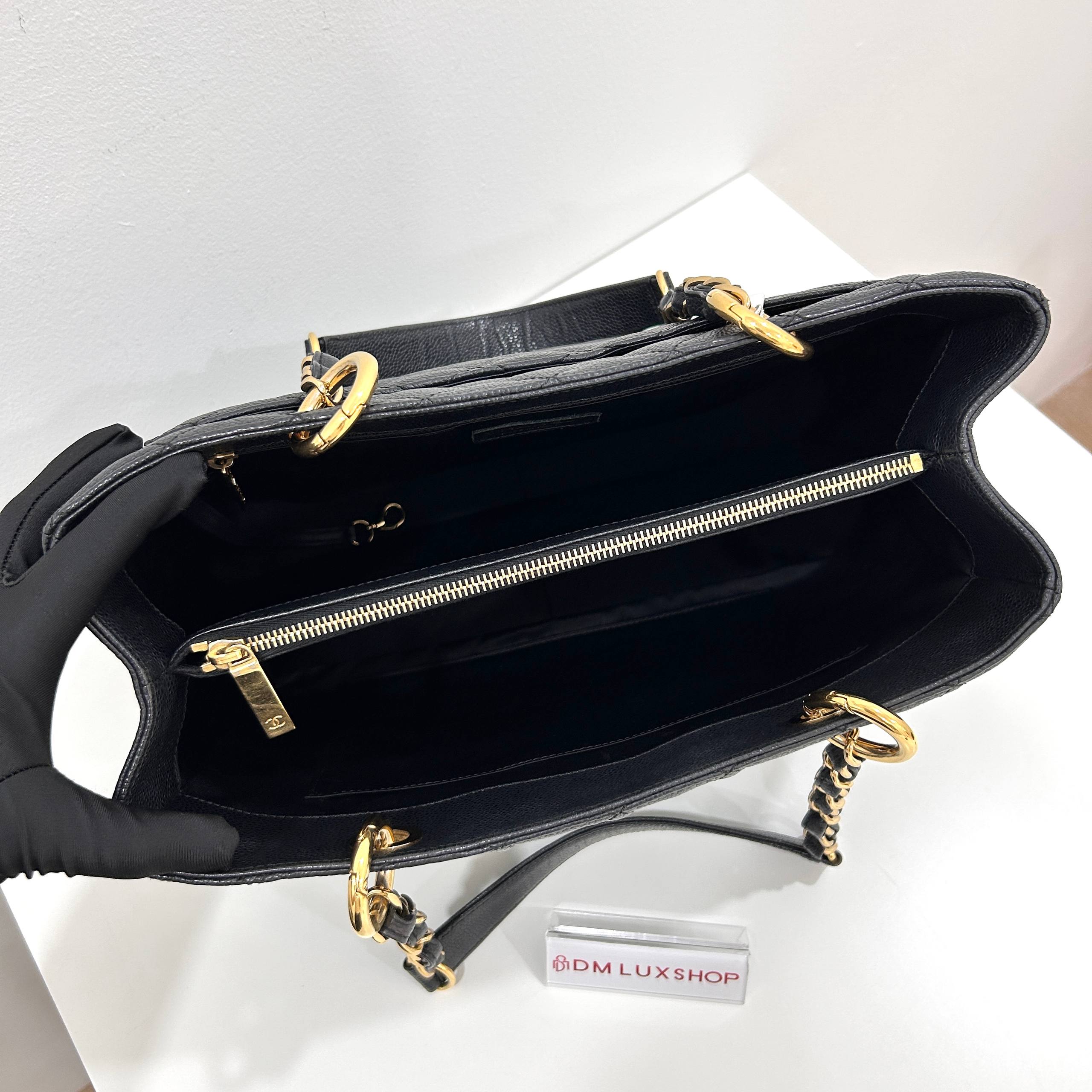 Chanel Black Caviar GST GHW (Serial 15)