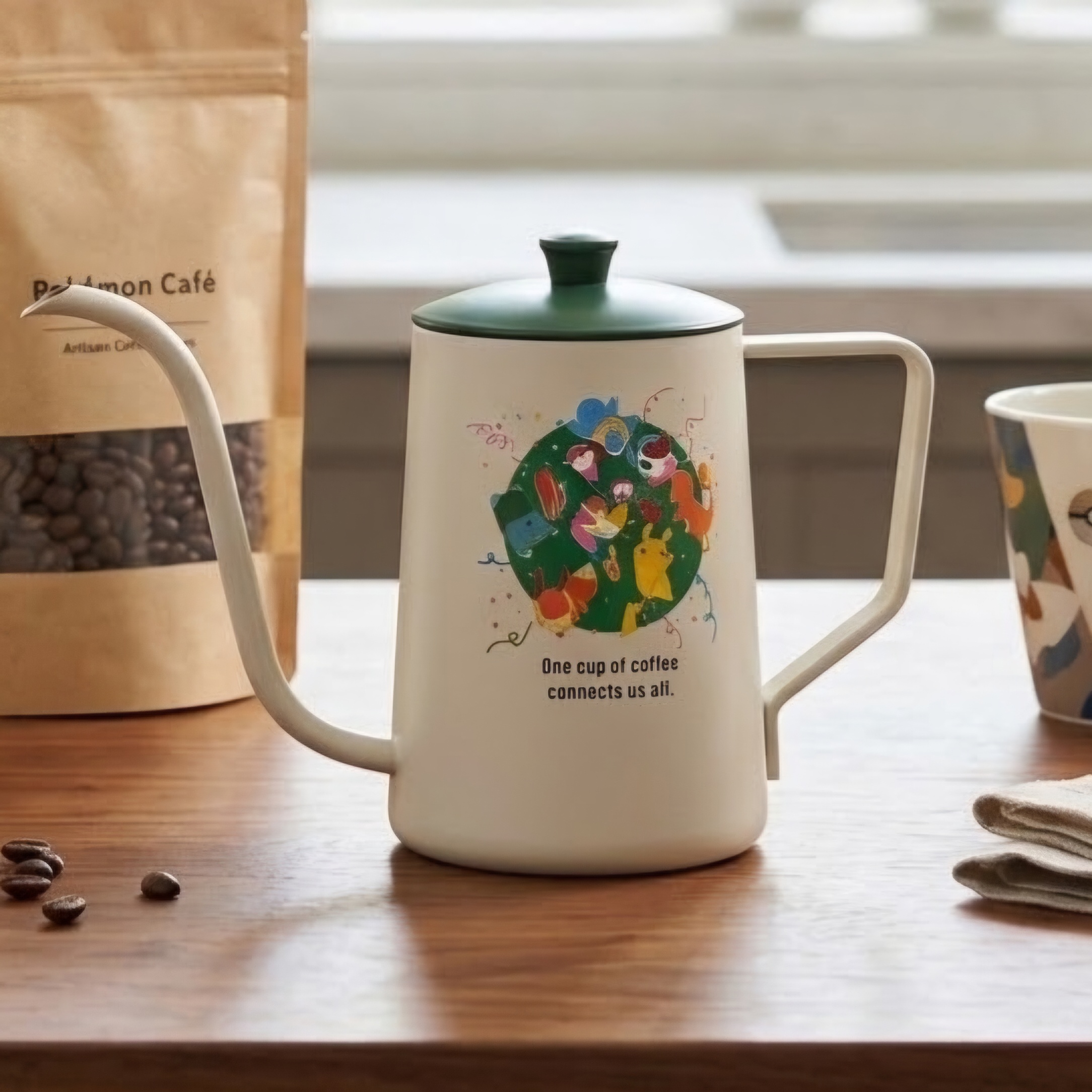 《限量發售》《日本 🇯🇵  POKÉMON + STARBUCKS系列》【不鏽鋼滴濾水壺  550ml】
