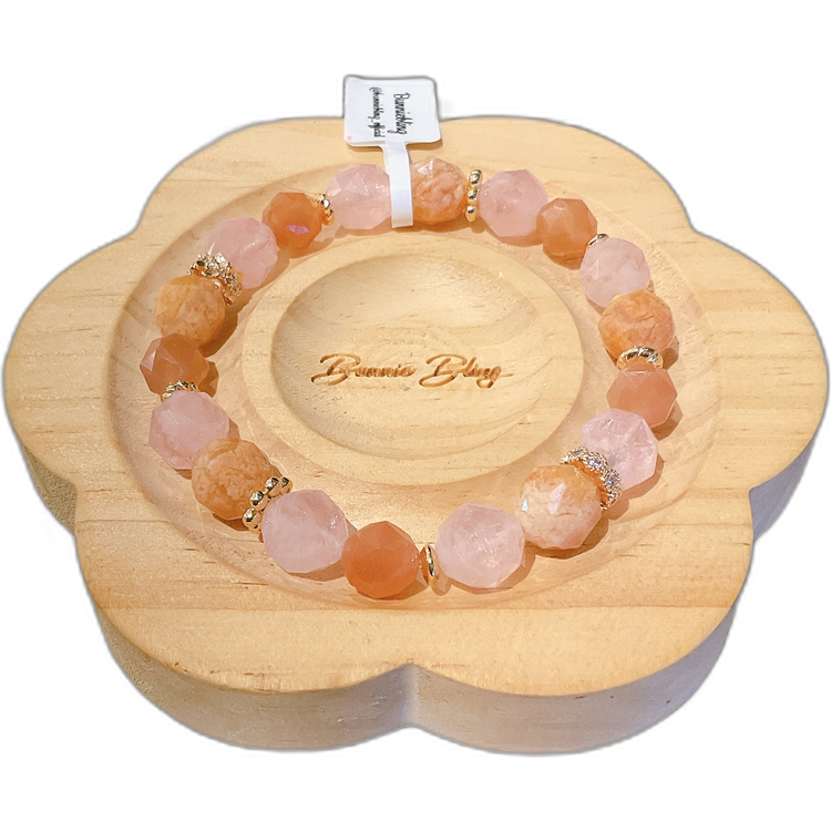 【落櫻暖陽•柔光守護】能量調和手串