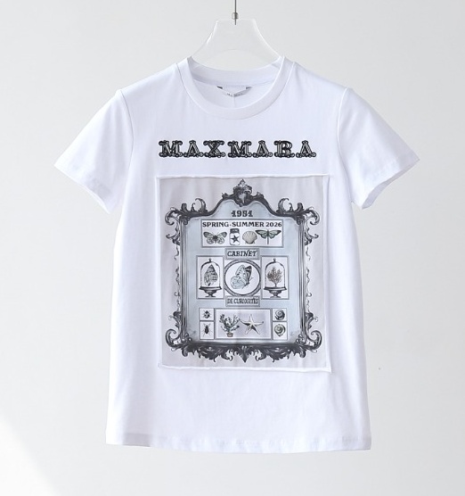 MAX MARA 個性印花短袖Tee 
