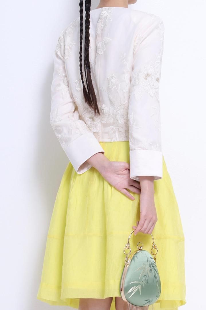 长袖旗袍上衣 2686