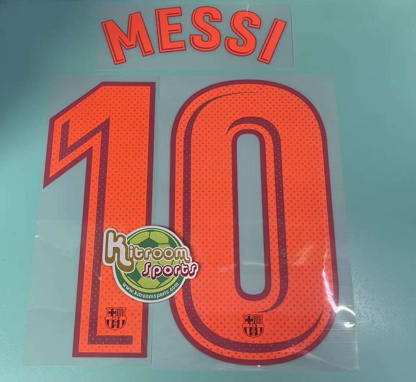 2018-19 Barcelona 3rd Nameset #10 MESSI