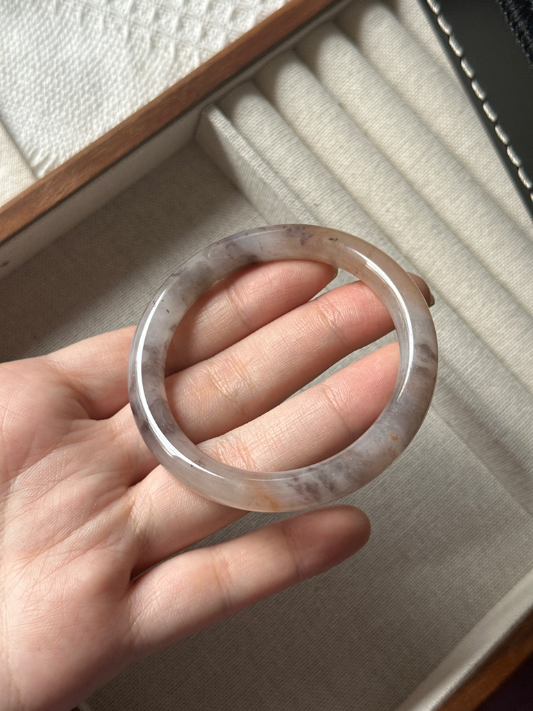Jadeit Bangle 金丝玉紫罗兰手镯