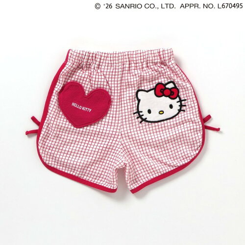 🆕【⭐訂購⭐】🇯🇵日本直送🌀#Sanrio 格紋 心形口袋 可愛刺繡 短褲［4款選］🌀 [ELDA-0264][260529]