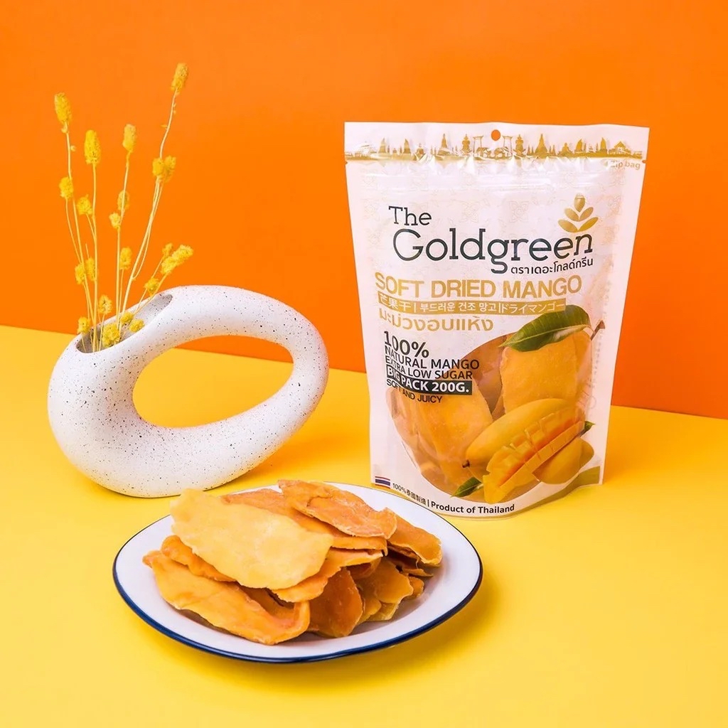 泰國🇹🇭直送@限時預購🔛The Goldgreen A級低糖芒果乾200g