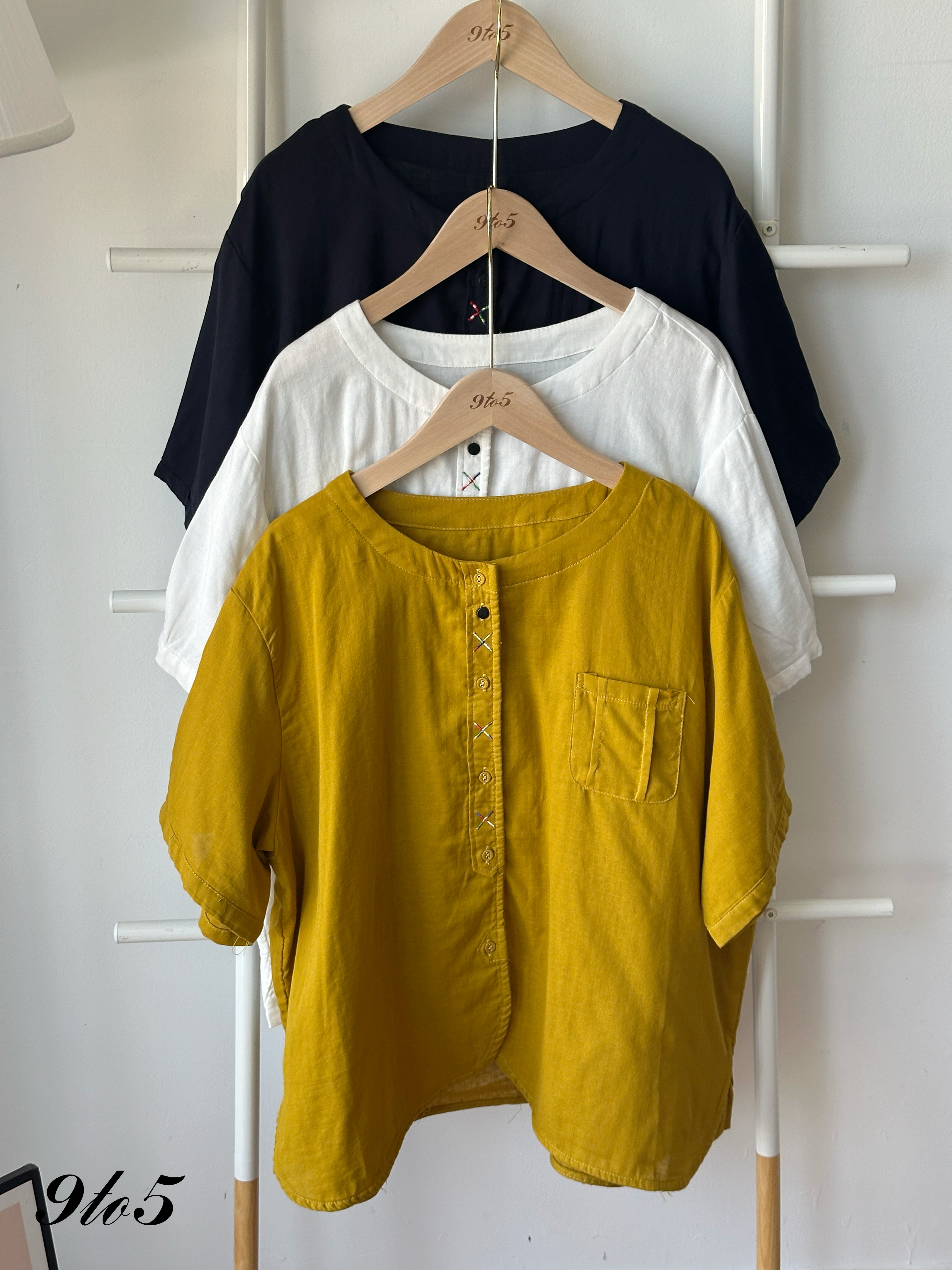 T4302 Half Sleeve Round Neck Shirt - 3 Colors 