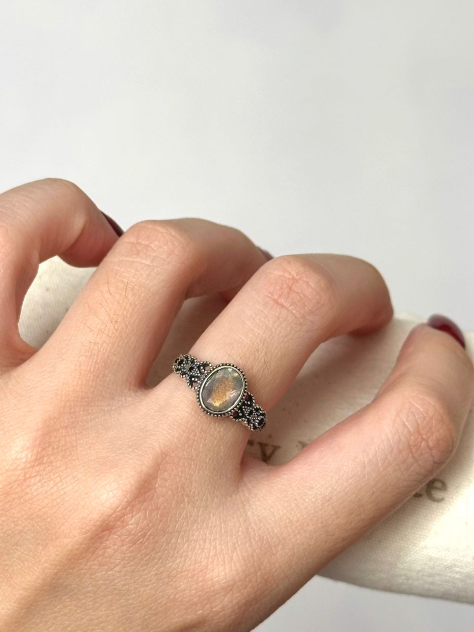 Labradorite Ring 拉长石戒指 S925