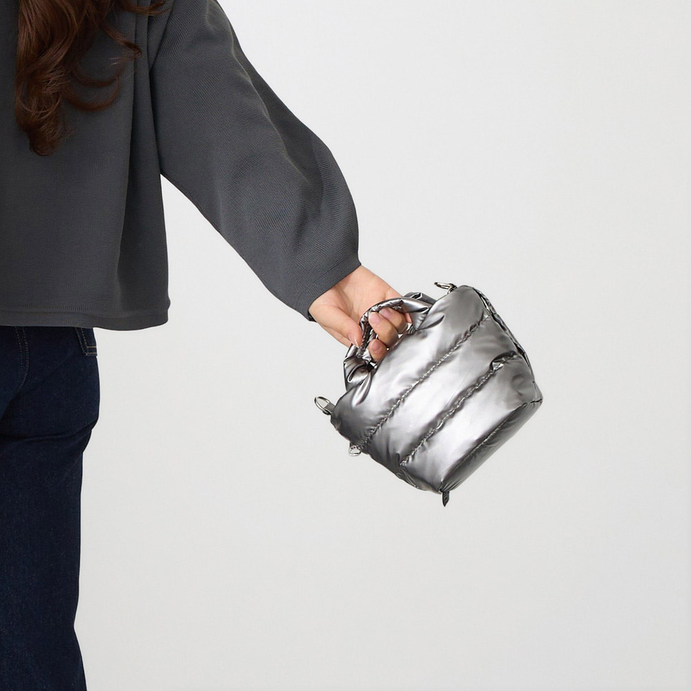 日本代購【 2026秋冬新商品 日本直送  ROOTOTE 羽絨 迷你手袋 Baby Feather Roo Tote Bag 】