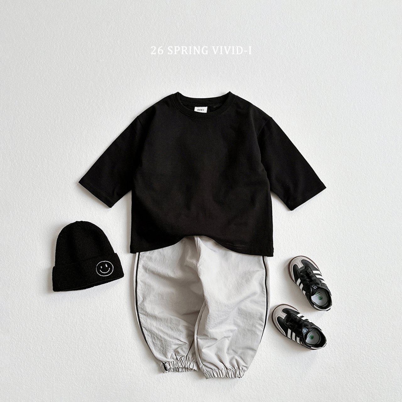 🌸預訂 韓國直送🌸🇰🇷VIVIDI三色日常基本打底長袖T恤