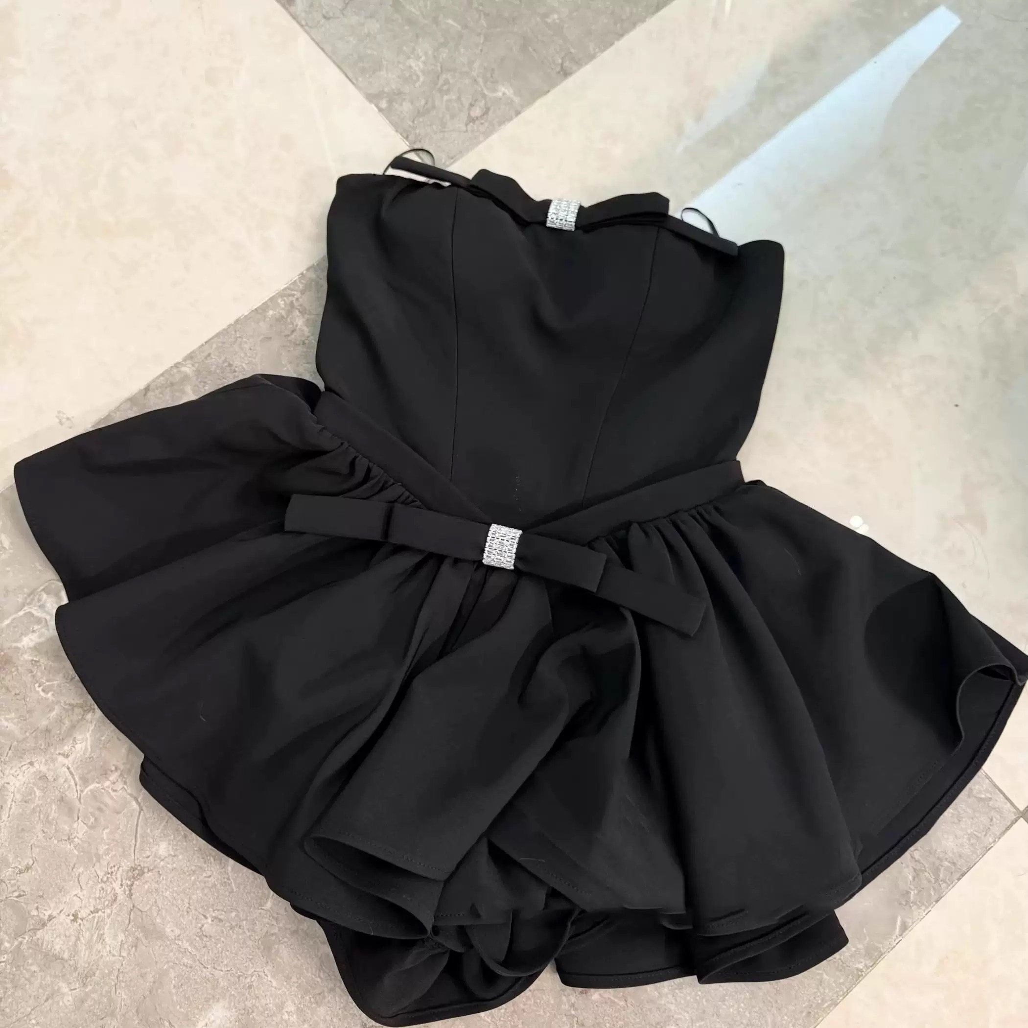 DR304性感钻扣抹胸裤