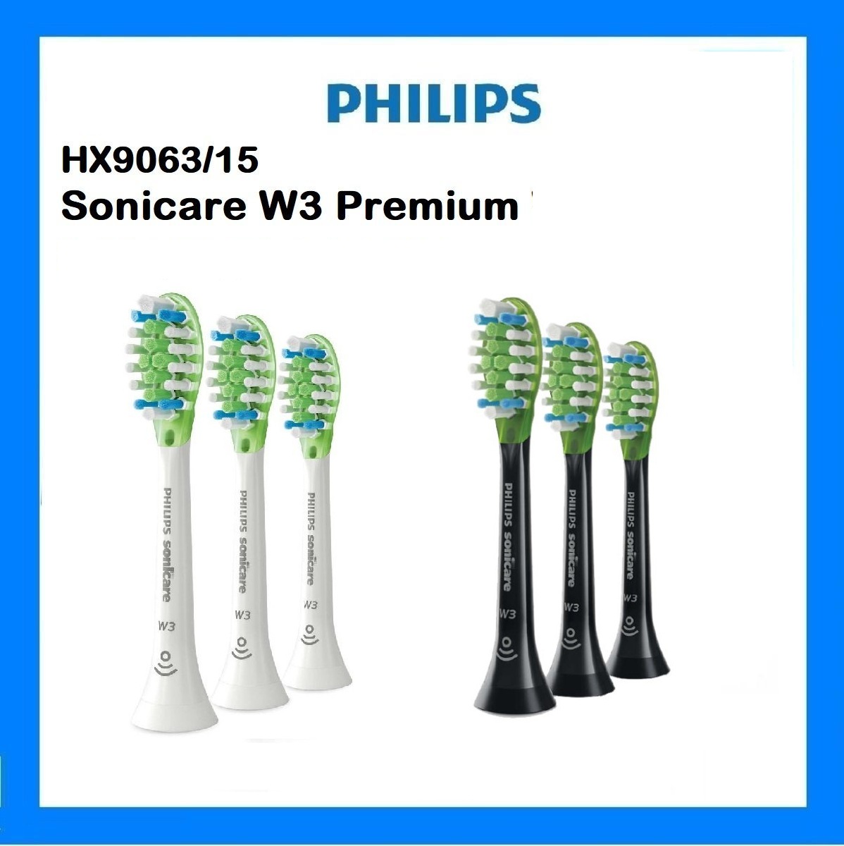 Philips Sonicare C3 G3 W3 Premium HX9073 HX9063 HX9053 HX9043 三支裝