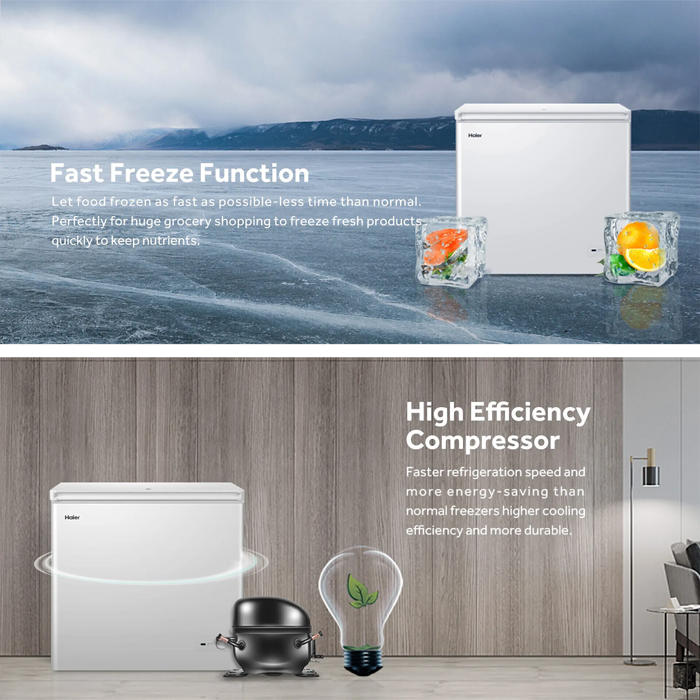 Haier 136L Chest Freezer (HCF-136M)