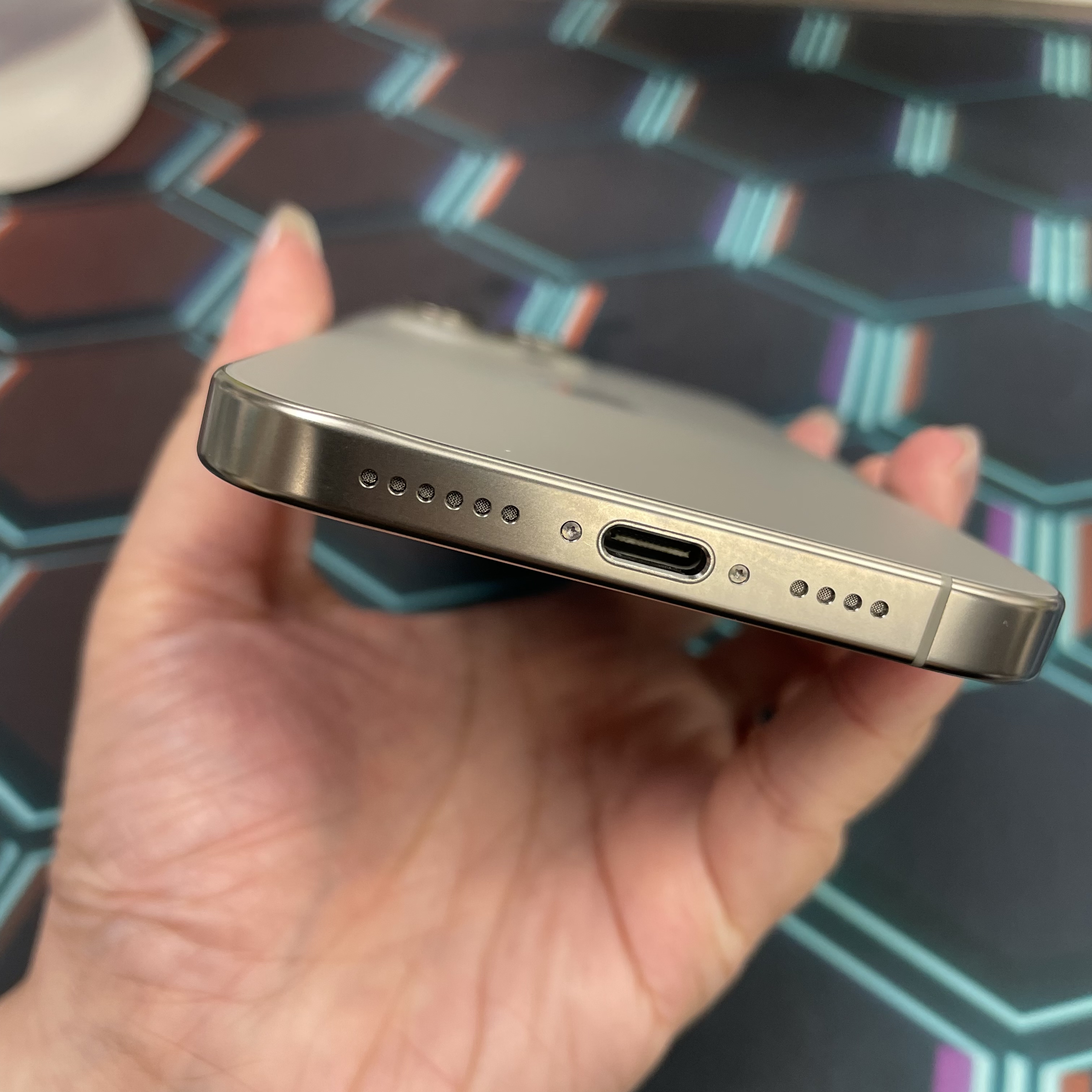 *7541 16 Pro max 完美機 256GB 電91 原色 gray