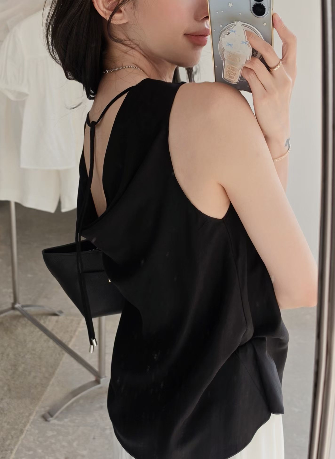 Elegant draped top 