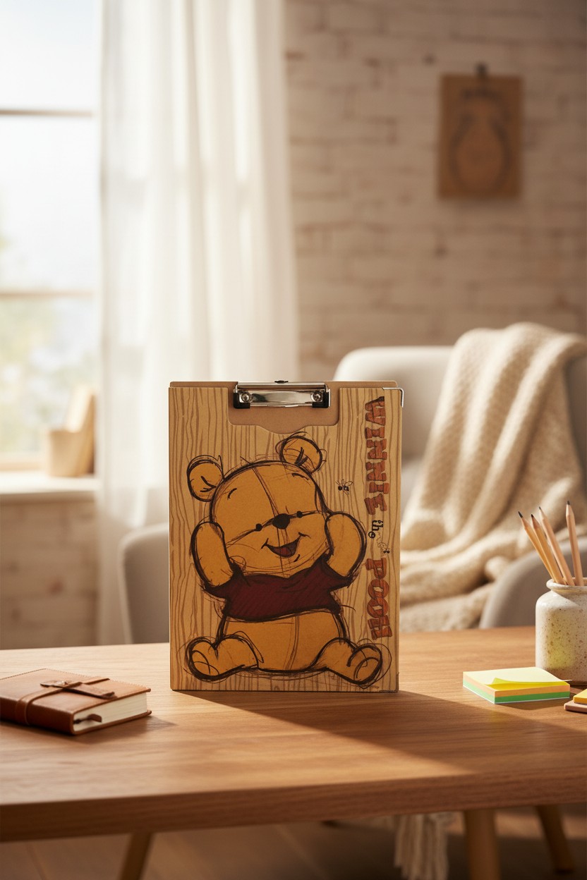 A4 環保板夾  Winnie the Pooh 維尼熊   (DPAJ-13005A)