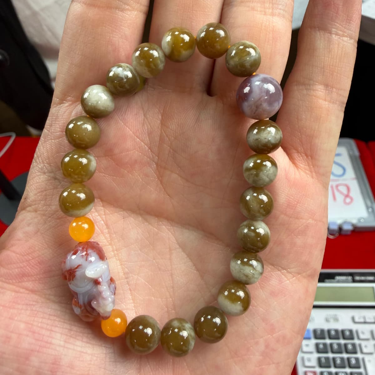 JP2102 EH1561 紫雲赤焰神駒手串