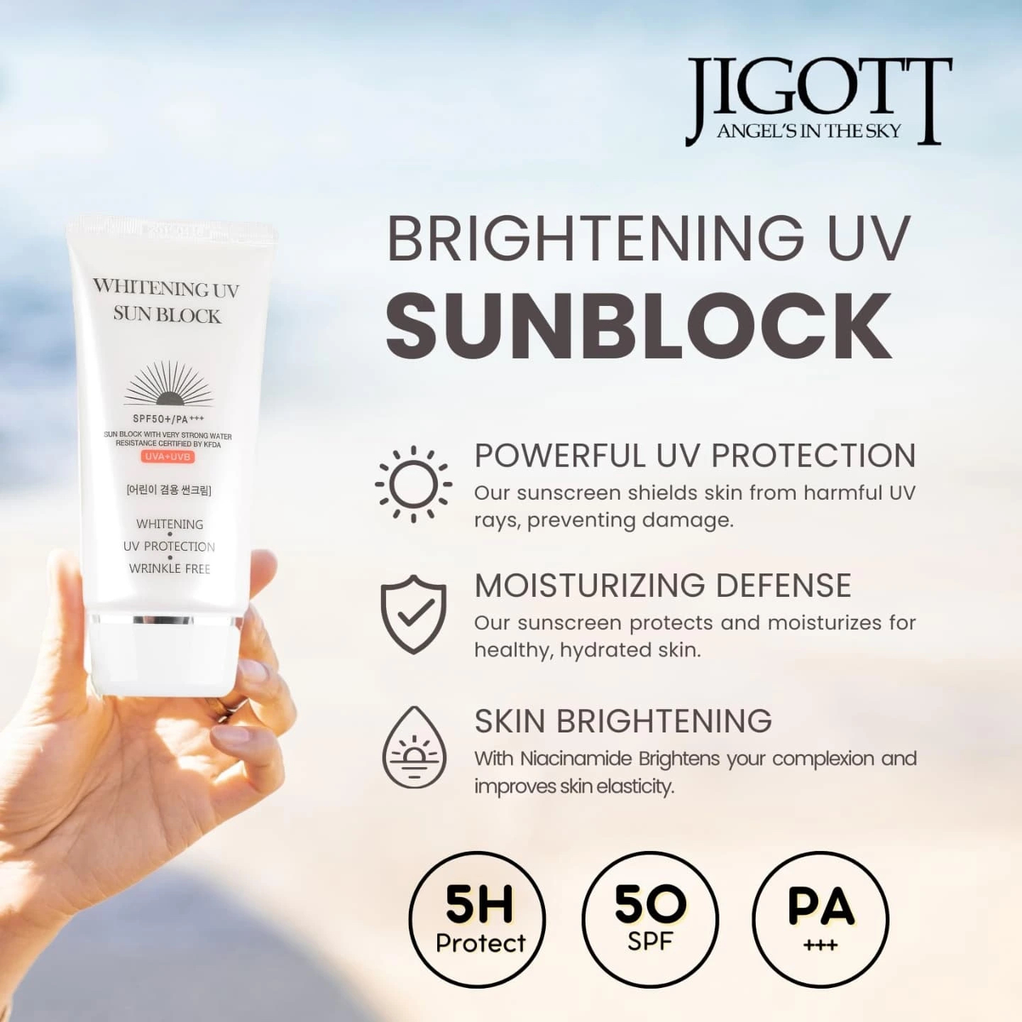 JIGOTT  Whitening uv sun block