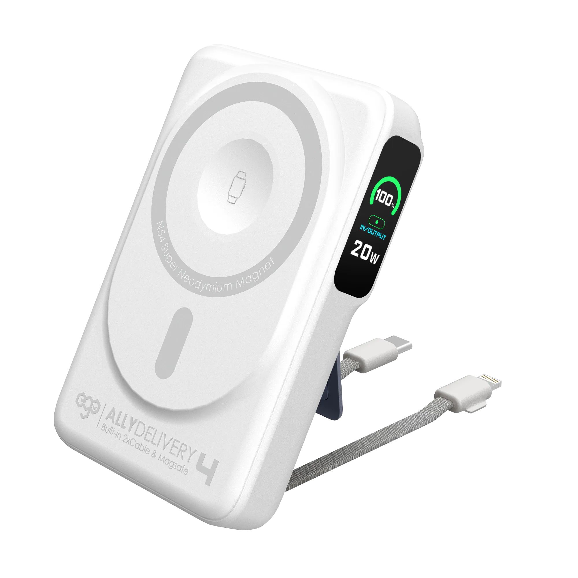 EGO AllyDelivery 4 @3C認證版.Magsafe 10000mAh 6in1 移動電源