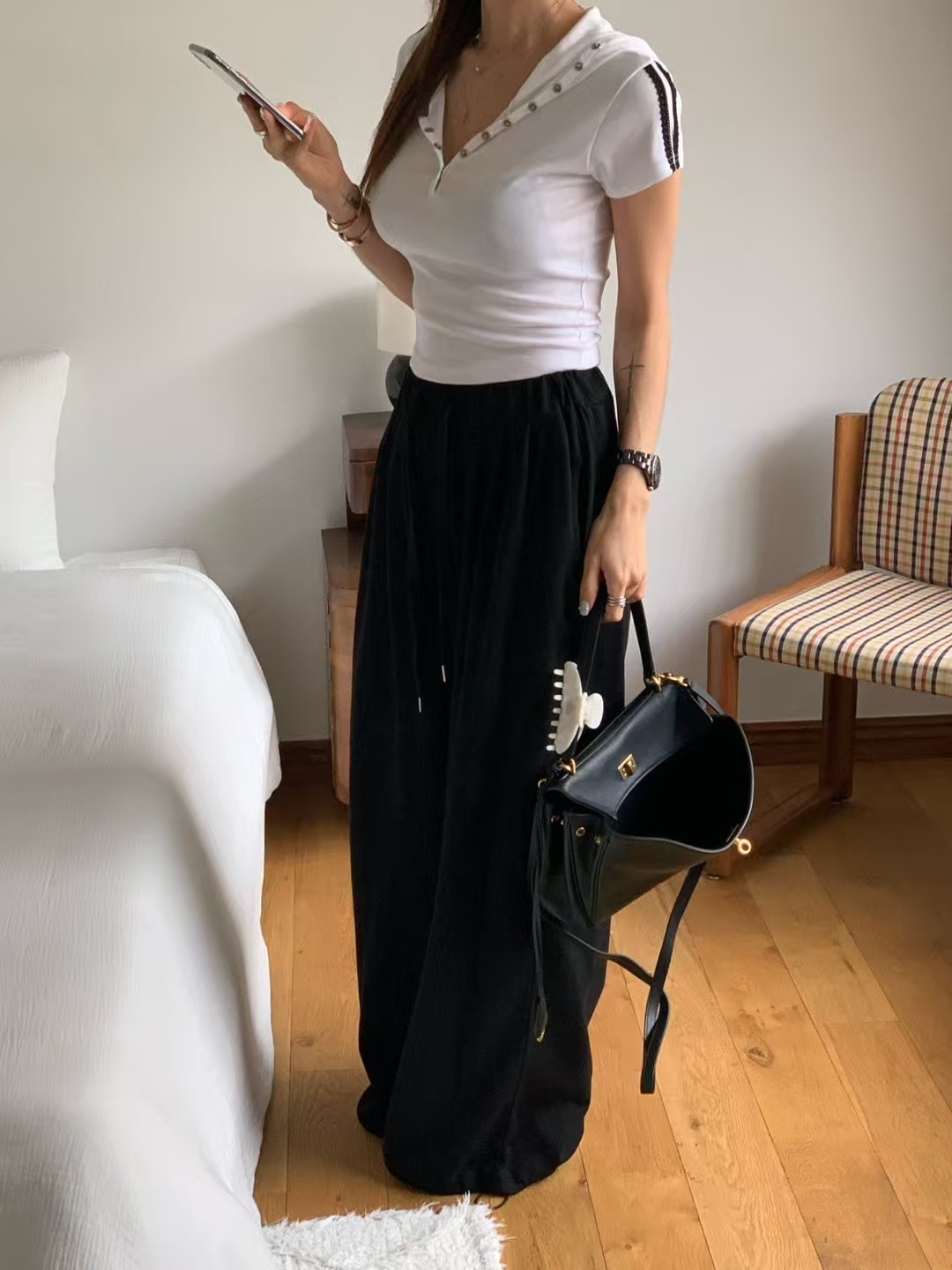 F11 喱士邊有帽Top