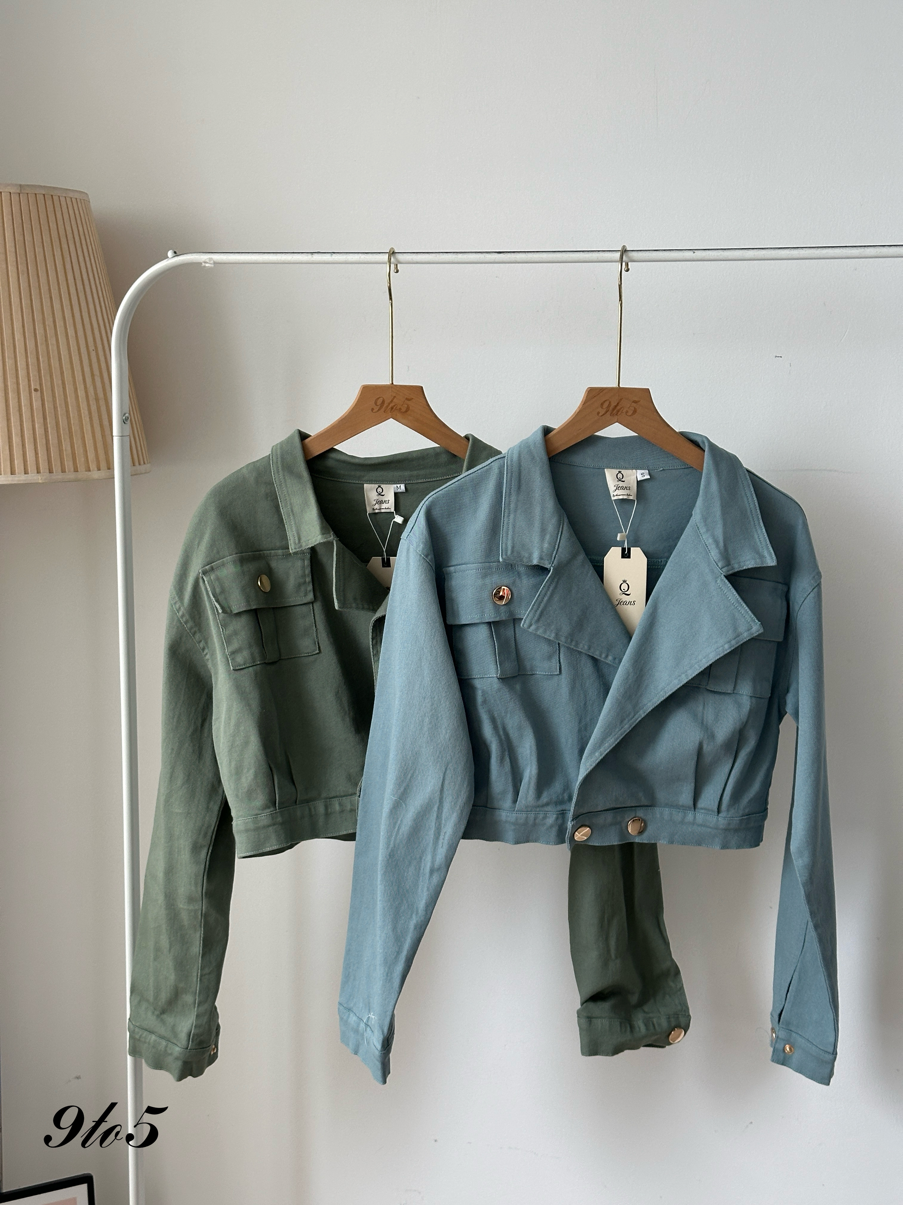 T3968 Long Sleeve Denim Jacket - 4 Colors