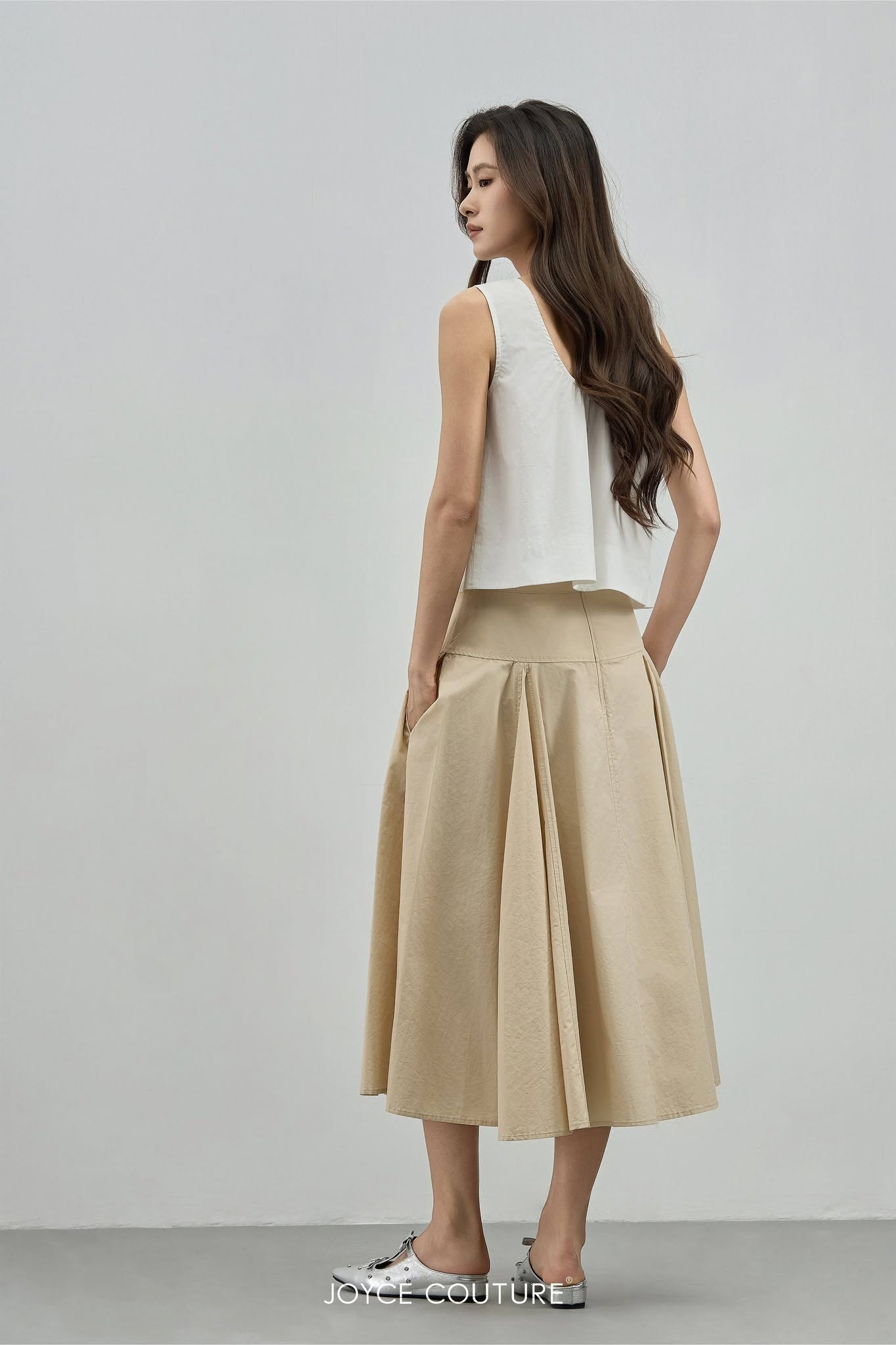 无袖A字上衣 T0149