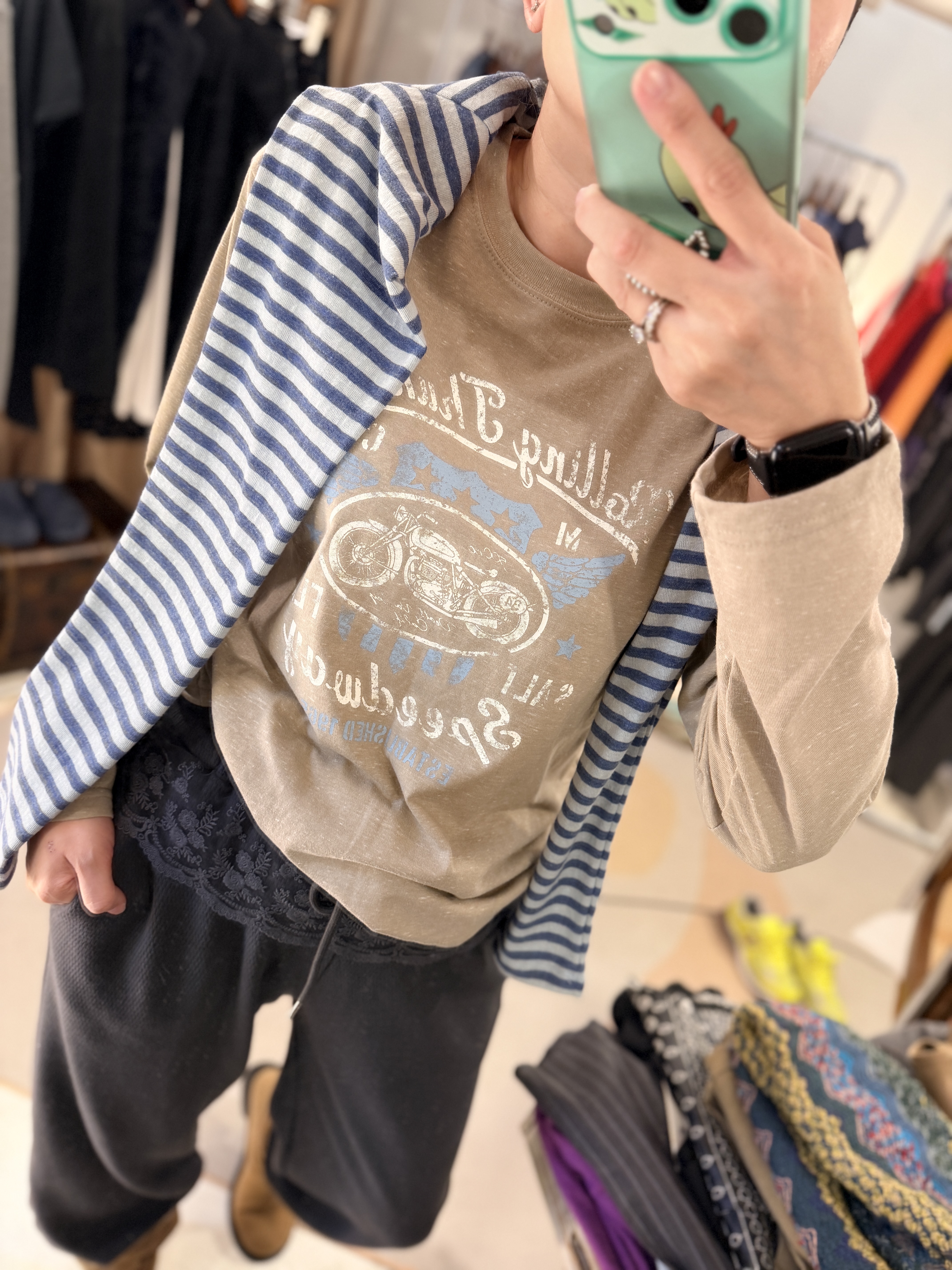 Car printed tee