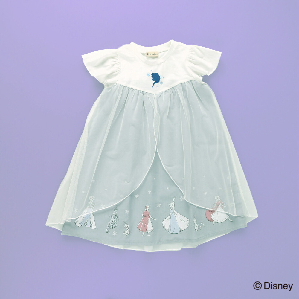🆕【⭐訂購⭐】🌀 🇯🇵 日本直送 #Rapunzel / #Frozen 荷葉邊袖 層疊飄逸薄紗 連身裙［2款選］🌀 [ELDA-0187][260520]