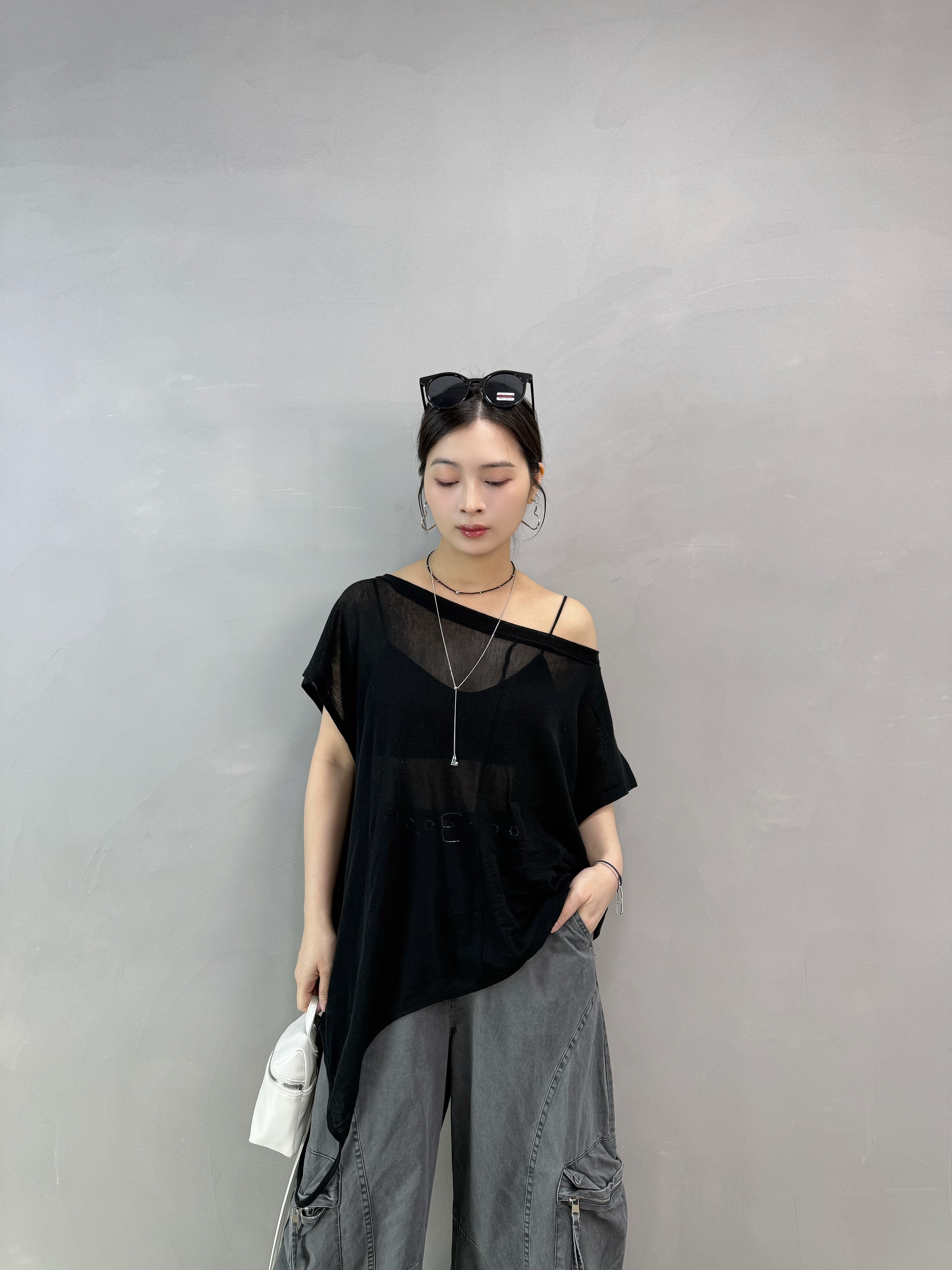S71 設計感網tee