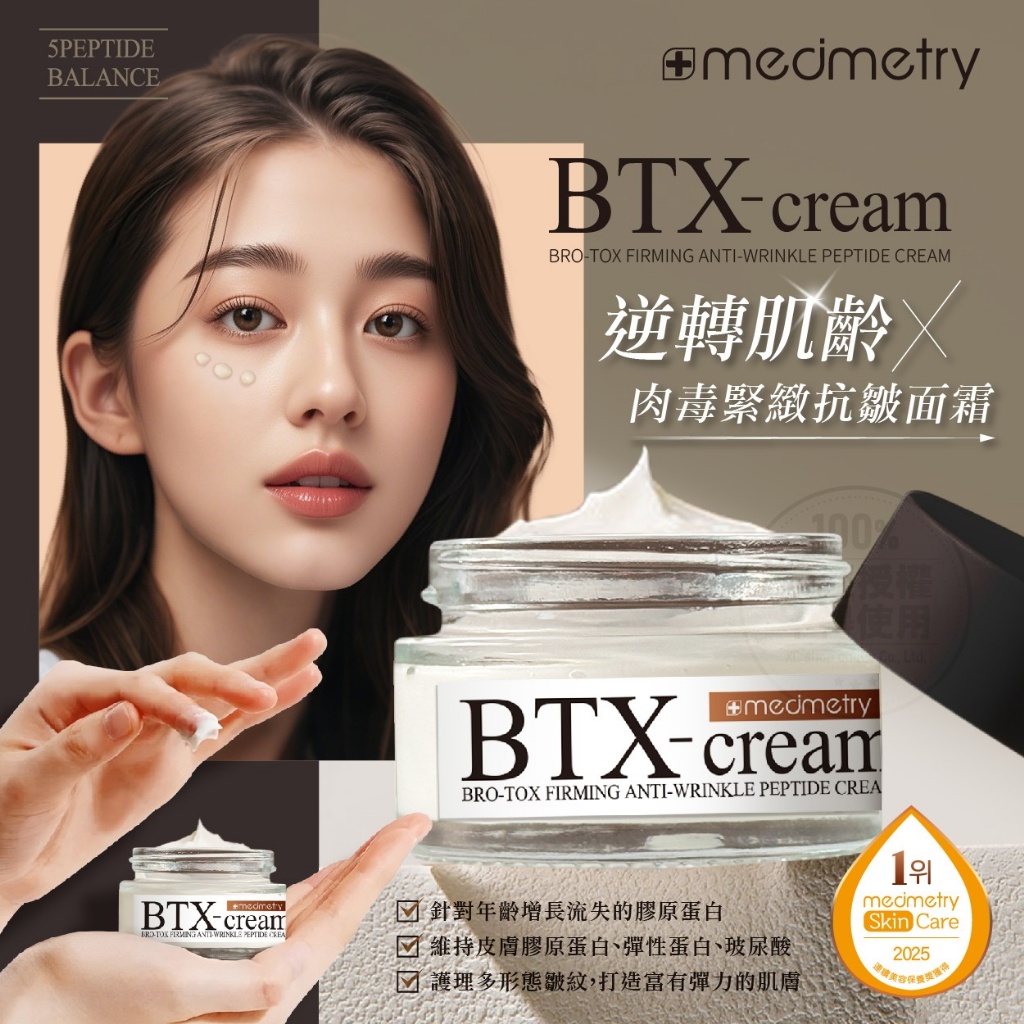 YW260527 - 台灣🇹🇼Medimetry 肉毒緊緻抗皺面霜 30g