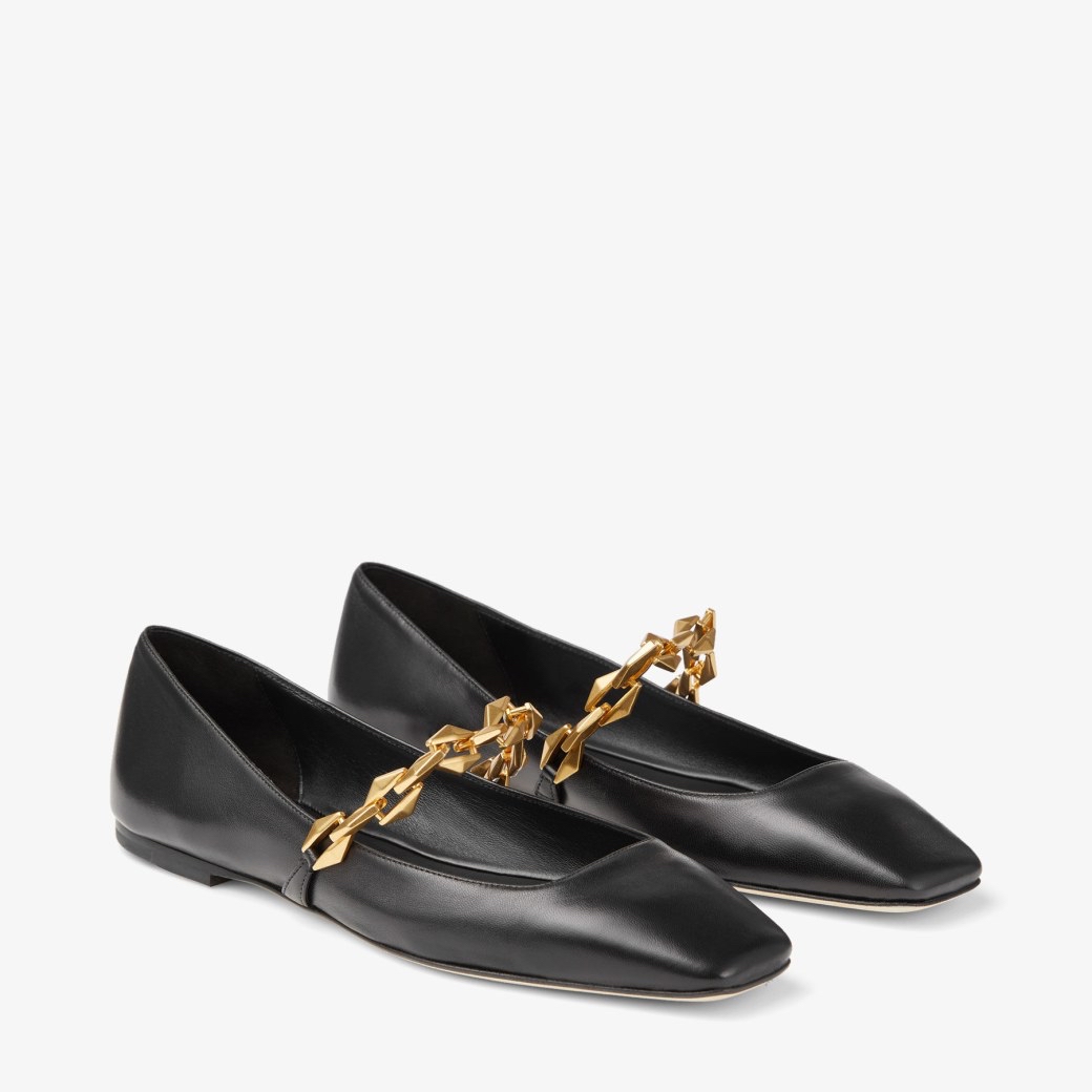 JIMMY CHOO メリージェーン GIN FLAT フラットシューズ 36（楽天