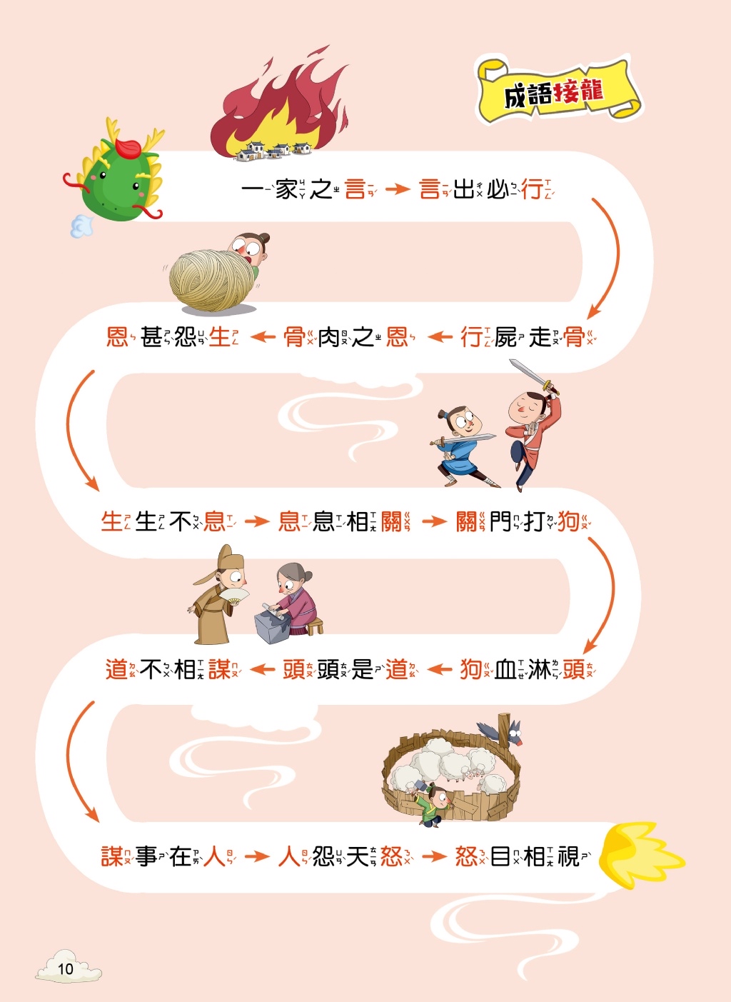 京采 每天10分鐘超有趣的漫畫成語故事：品格勵志篇