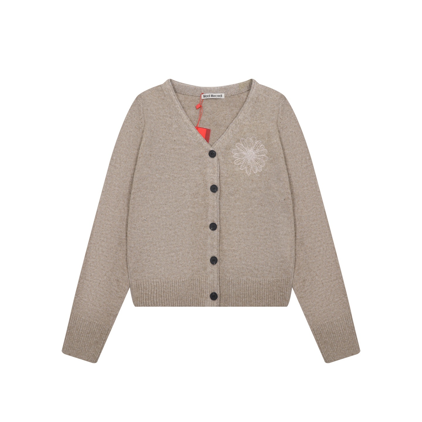 預訂 韓國 MARDI MERCREDI Raccoon Blended Cardigan V Neck外套