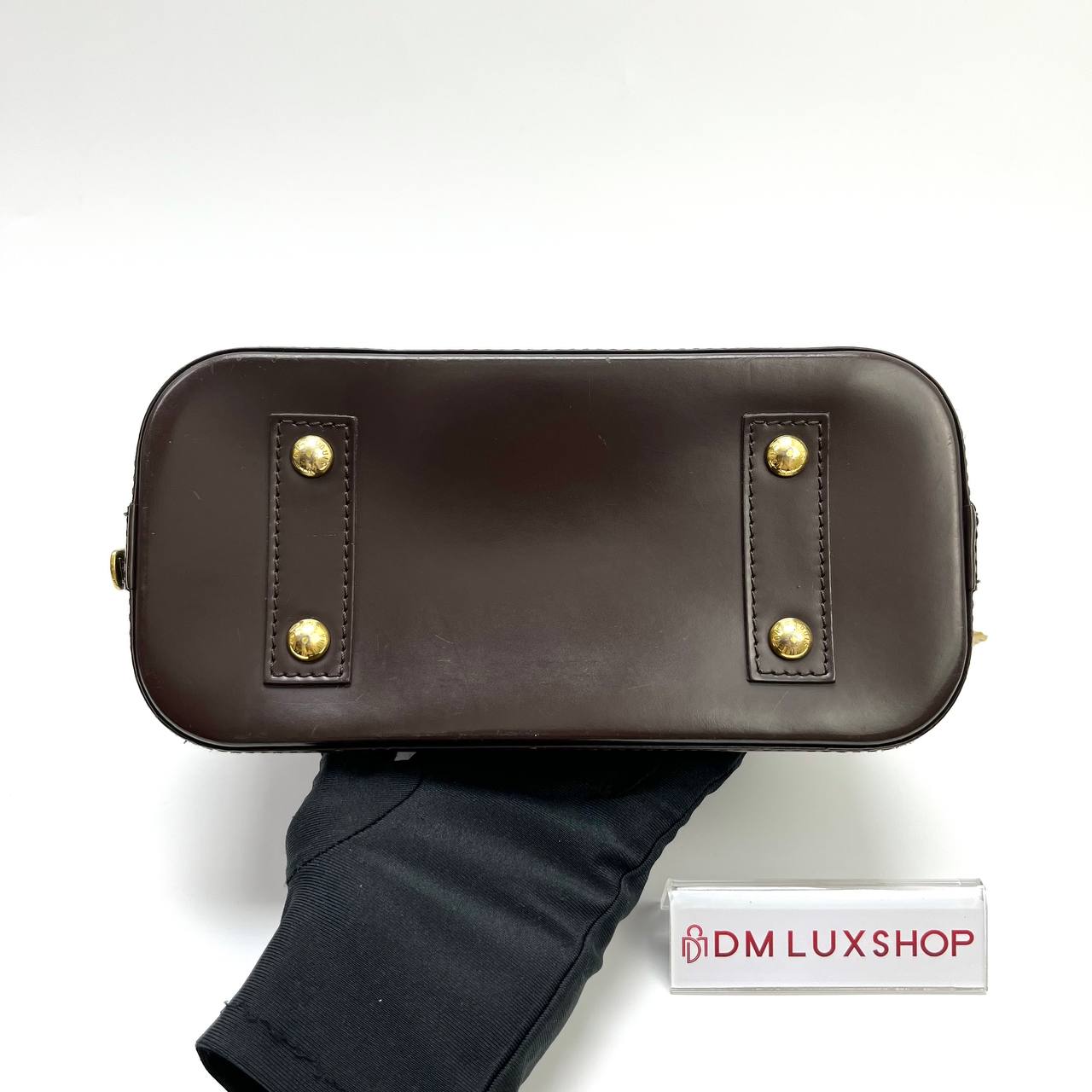 LV Damier Ebene Alma BB GHW (HOT STAMP AP)