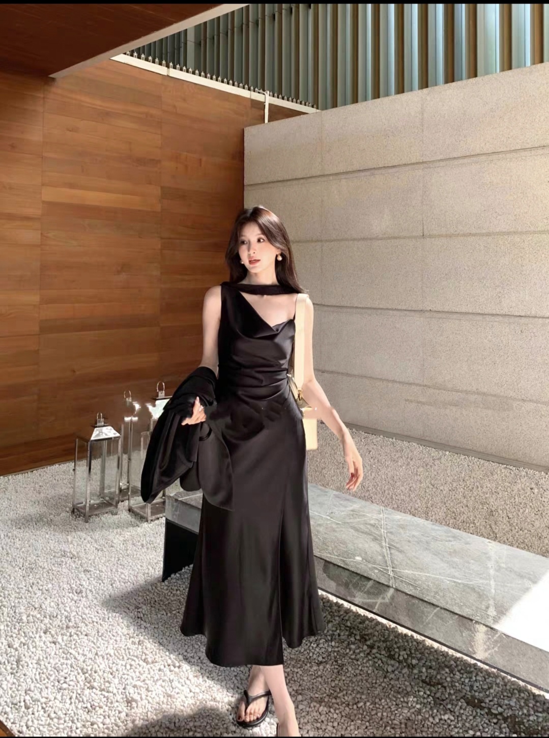 DR490千金飘带连身裙