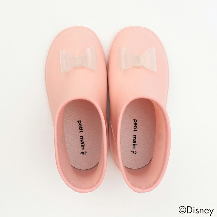 🇯🇵預訂 日本直送🇯🇵Petit Main x Disney公主系列兩色人物圖案蝴蝶結雨靴