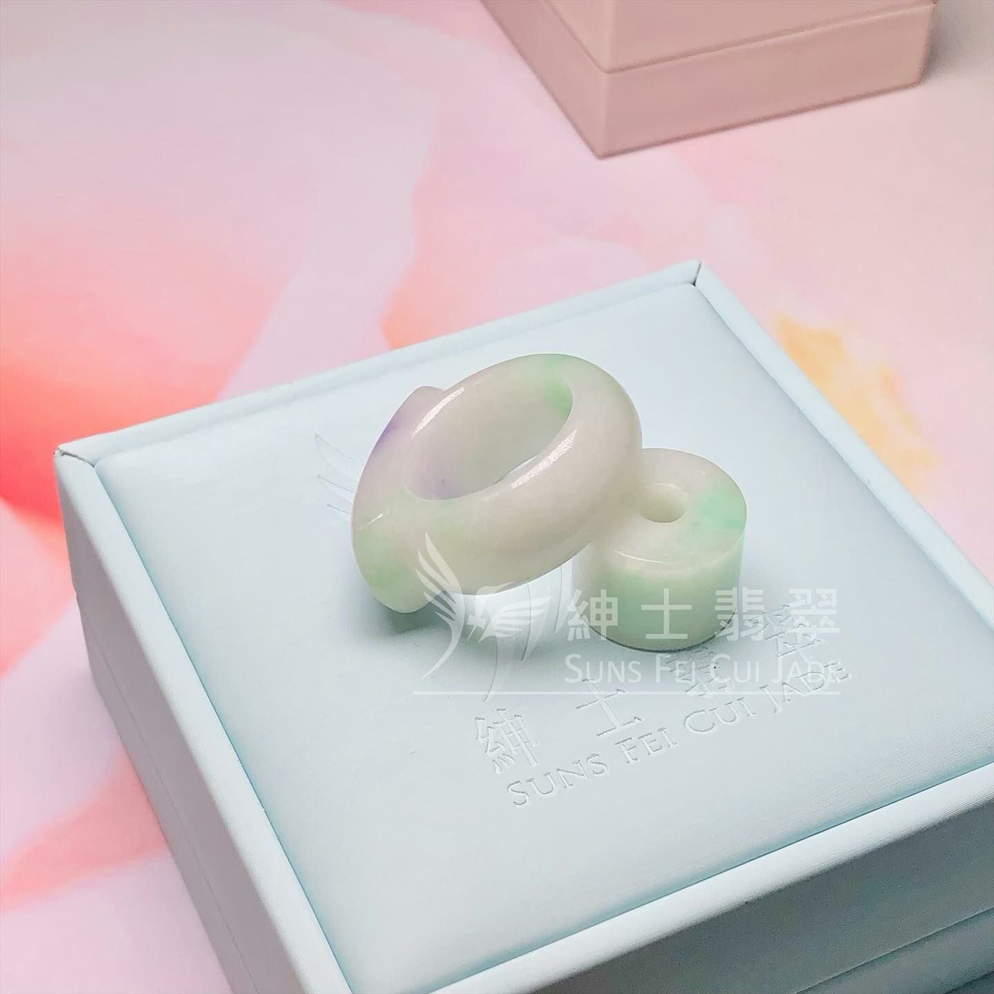 春彩馬鞍戒指連芯(港圈23.5號)