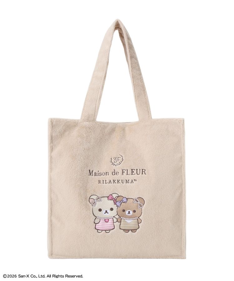 🎀【預訂】Maison de FLEUR × RILAKKUMA Tote Bag B
